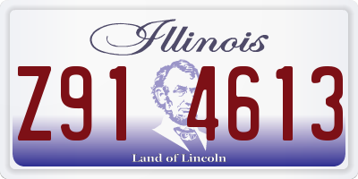 IL license plate Z914613