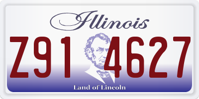 IL license plate Z914627