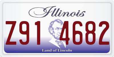 IL license plate Z914682