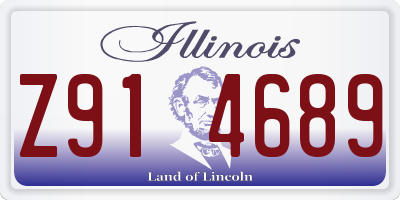 IL license plate Z914689