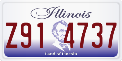 IL license plate Z914737