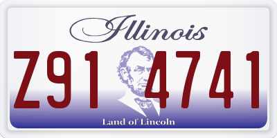 IL license plate Z914741