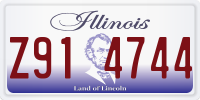IL license plate Z914744