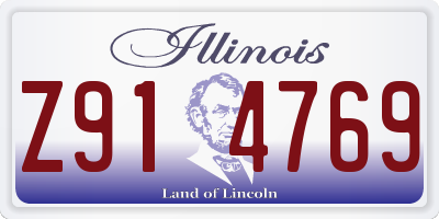 IL license plate Z914769