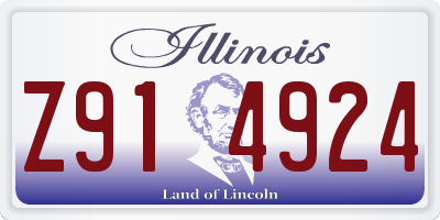 IL license plate Z914924