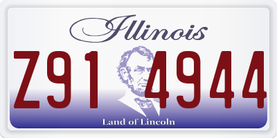 IL license plate Z914944