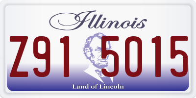 IL license plate Z915015