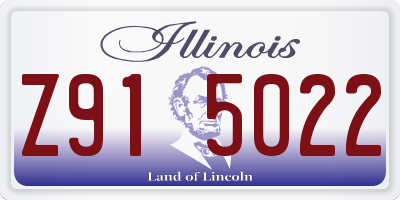 IL license plate Z915022