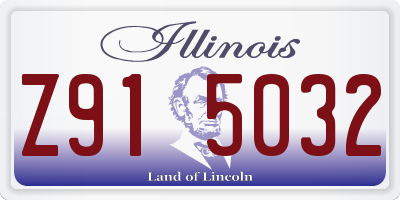 IL license plate Z915032