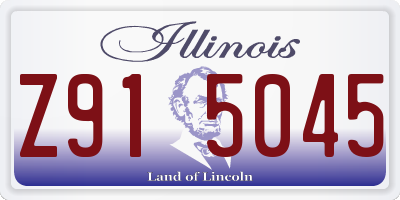 IL license plate Z915045