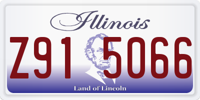IL license plate Z915066