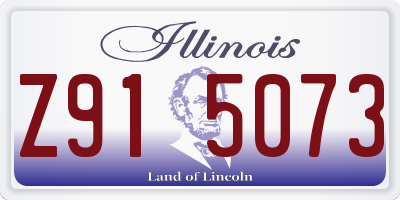 IL license plate Z915073