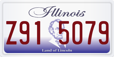 IL license plate Z915079