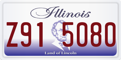 IL license plate Z915080