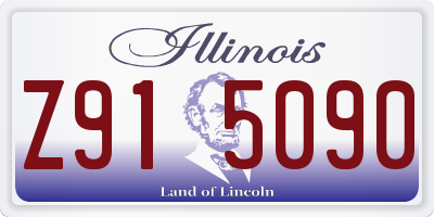 IL license plate Z915090