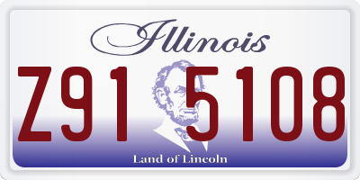 IL license plate Z915108