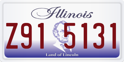 IL license plate Z915131