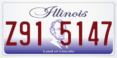 IL license plate Z915147