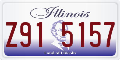 IL license plate Z915157