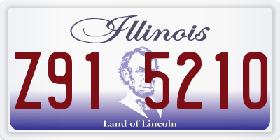 IL license plate Z915210