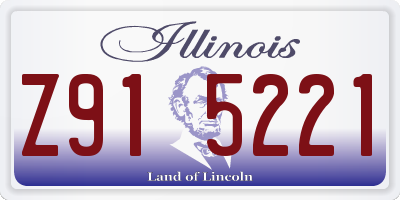 IL license plate Z915221