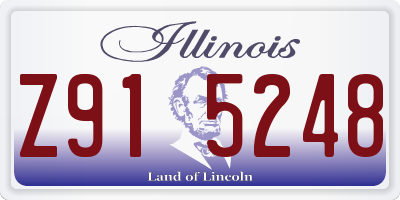 IL license plate Z915248