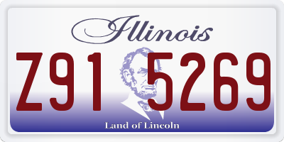 IL license plate Z915269