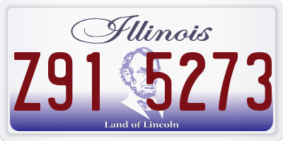 IL license plate Z915273