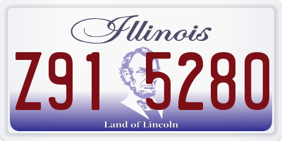 IL license plate Z915280