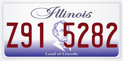 IL license plate Z915282