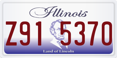 IL license plate Z915370