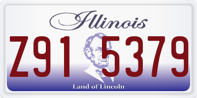 IL license plate Z915379