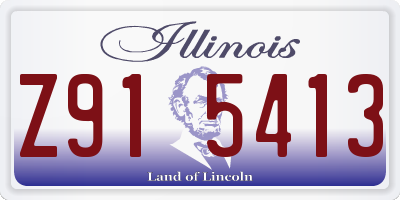 IL license plate Z915413