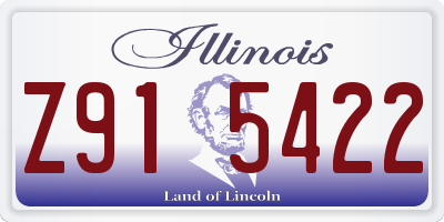 IL license plate Z915422