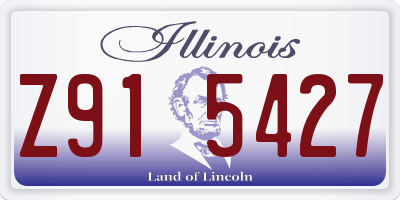 IL license plate Z915427