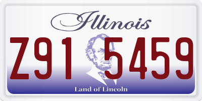 IL license plate Z915459