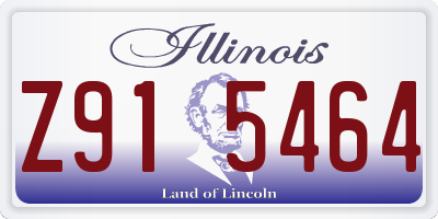 IL license plate Z915464