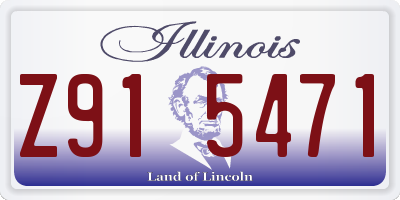 IL license plate Z915471