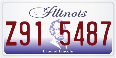 IL license plate Z915487