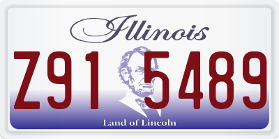 IL license plate Z915489