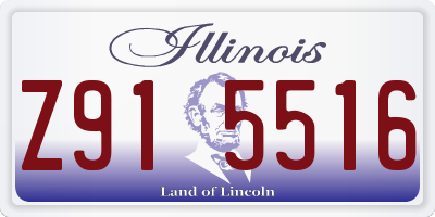 IL license plate Z915516