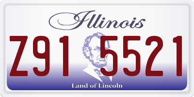IL license plate Z915521
