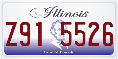 IL license plate Z915526