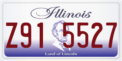 IL license plate Z915527