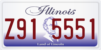 IL license plate Z915551