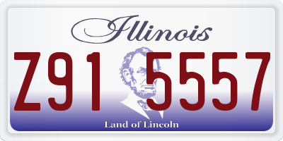 IL license plate Z915557