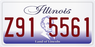 IL license plate Z915561