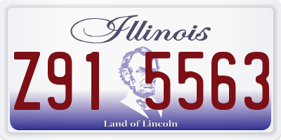 IL license plate Z915563