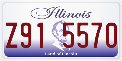 IL license plate Z915570