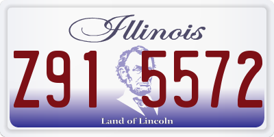 IL license plate Z915572